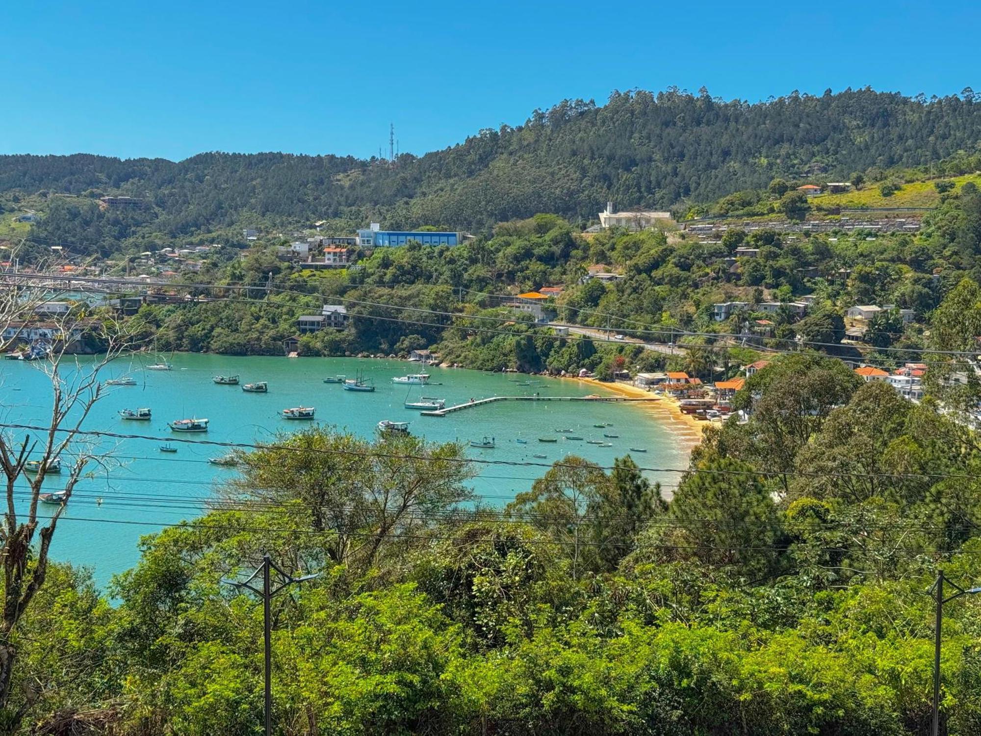 Casa Com Vista Para O Mar Em Governador Celso Ramos Exterior foto